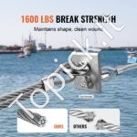 3,18 mm nerūdijančio plieno trosas 305 m (7x7) - Image 6