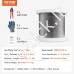 3,18 mm nerūdijančio plieno trosas 305 m (7x7) - Image 3