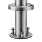 Nerūdijančio plieno laiptų turėklai su penkiais skersiniais strypais, 150 cm ilgis, iki 106 cm aukštis - Image 8