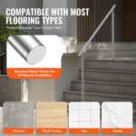 Nerūdijančio plieno laiptų ir balkono turėklai, 150 cm ilgis, iki 106 cm aukštis - Image 4