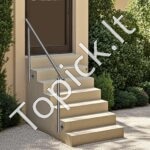 Nerūdijančio plieno laiptų ir balkono turėklai, 150 cm ilgis, iki 3 pakopų - Image 7