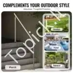 Nerūdijančio plieno laiptų ir balkono turėklai, 180 cm ilgis, iki 106 cm aukštis - Image 5