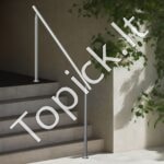 Nerūdijančio plieno laiptų ir balkono turėklai, 180 cm ilgis, iki 106 cm aukštis - Image 7