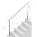 Nerūdijančio plieno laiptų ir balkono turėklai, 180 cm ilgis, iki 106 cm aukštis - Image 8