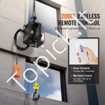 Elektrinė gervė 498–995 kg | 1500 W, 7 m kėlimo aukštis, 4 m/min greitis, 3 valdymo režimai - Image 7