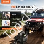 Elektrinė gervė 498–995 kg | 1500 W, 7 m trosas, 4 m/min greitis, 2 valdymo režimai (rankinis + bevielis) - Image 8