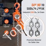 Rankinė plieninė gervė 0,75 t – 2,8 m pakėlimo aukštis - Image 6