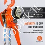 3 T Grandininis Rankinis Keltuvas – 2,8 m Kėlimo Aukštis - Image 7