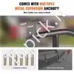 Metaliniai laiptų turėklai, 81,3 cm ilgis, 1–3 pakopoms, iki 200 kg apkrova - Image 4