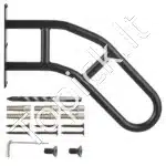 Metaliniai laiptų turėklai, 81,3 cm ilgis, 1–3 pakopoms, iki 200 kg apkrova - Image 8