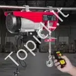 Elektrinė gervė 400–800 kg | 1450 W variklis, 12 m trosas, bevielis pultas - Image 2