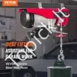 Elektrinė gervė 500–1000 kg | 1600 W variklis, 12 m trosas, bevielis pultas - Image 8