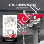 Elektrinė gervė su trosu 200–400 kg | 850 W variklis, 12 m trosas - Image 4