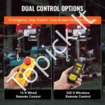 Elektrinė gervė 600 kg | 2x nuotoliniai valdymai, 12 m trosas, 1150 W variklis - Image 6