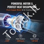 Elektrinė gervė 400 kg | 12 m trosas, 1150 W variklis, nuotolinis valdymas - Image 5