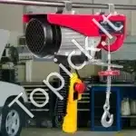 Elektrinė gervė 300–600 kg | 1150 W variklis, 12 m trosas, laidinis pultas - Image 2