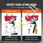 Elektrinė gervė 500–1000 kg | 1600 W variklis, 12 m trosas, laidinis pultas - Image 6