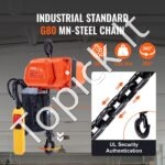 Vienfazis Elektrinis Grandininis Keltuvas – 3 m Kėlimo Aukštis - Image 7