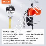 Vienfazis Elektrinis Grandininis Keltuvas – 3 m Kėlimo Aukštis - Image 3