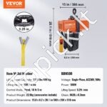 Vienfazis Elektrinis Grandininis Keltuvas – 4,5 m Kėlimo Aukštis - Image 3