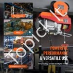 Elektrinis keltuvas su rankiniu vežimėliu 500 kg - Image 4