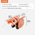 Elektrinis keltuvas su rankiniu vežimėliu 500 kg - Image 3