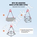 2 Šakų G80 Kėlimo Grandinė – 1,8 m x 8 mm - Image 6