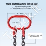 2 Šakų G80 Kėlimo Grandinė – 1,8 m x 8 mm - Image 4