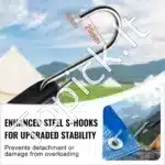 50 vnt. 53 cm ilgio elastinių gumų su kabliais - Image 5