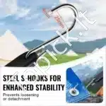 Elastinių gumų su kabliais rinkinys – 10 vnt., 91 cm ilgio - Image 6