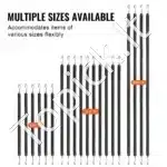 Elastinių gumų su kabliais rinkinys – 20 vnt., 91 cm ilgio - Image 4