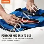 Elastinių gumų su kabliais rinkinys – 20 vnt., 91 cm ilgio - Image 3