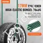 32 dalių elastingų guminių diržų rinkinys su J formos kabliukais - Image 8