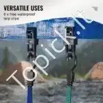 32 dalių elastingų guminių diržų rinkinys su J formos kabliukais - Image 7