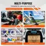 32 dalių elastingų guminių diržų rinkinys su A3 plieno kabliukais - Image 6