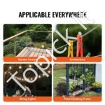 6,35 mm nerūdijančio plieno lynas 76,2 m (7x19) - Image 6