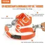 50 mm x 6 m (2″ x 20 ft) traukimo diržas su kabliais – 7 711 kg MBS, su saugos kabliais ir laikymo maišeliu - Image 8