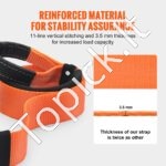 76,2 mm x 6,1 m (3″ x 20 ft) traukimo diržas – 16 329 kg MBS, su D kilpomis ir laikymo maišeliu - Image 7