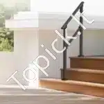 Metaliniai laiptų turėklai su skersine atrama, 103 cm ilgis, 1–2 pakopoms - Image 7