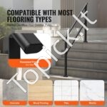 Metaliniai laiptų turėklai su skersine atrama, 138 cm ilgis, 4–5 pakopoms - Image 4