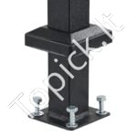 Metaliniai laiptų turėklai su skersine atrama, 138 cm ilgis, 4–5 pakopoms - Image 8