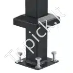 Metaliniai laiptų turėklai su skersine atrama, 68 cm ilgis, 1–2 pakopoms - Image 8