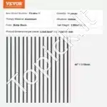 Metaliniai turėklų balustrai laiptams, 11 vnt., 111,8 cm aukščio, aliuminio lydinys, su montavimo varžtais - Image 6