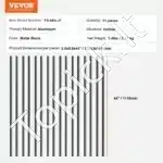 Metaliniai turėklų balustrai laiptams, 31 vnt., 111,8 cm aukščio, kvadratinio profilio, aliuminio lydinys - Image 6