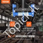 2 T rankinis sijinis vežimėlis – Reguliuojamo Pločio I‑Sijų Vežimėlis, 2000 kg Apkrova - Image 8