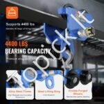 2 T rankinis sijinis vežimėlis – Reguliuojamo Pločio I‑Sijų Vežimėlis, 2000 kg Apkrova - Image 7