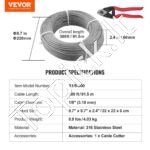1,8 mm T316 nerūdijančio plieno trosas ~91,5 m, 7×7 konstrukcija - Image 3