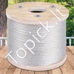 4,8 mm x 76 m T304 nerūdijančio plieno trosas, 7×19 konstrukcija - Image 2