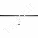 Metaliniai balkonų ir laiptų turėklų balustrai, 101 vnt., 66 cm aukščio, aliuminio lydinio - Image 10