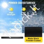 Metaliniai balkonų ir laiptų turėklų balustrai, 101 vnt., 66 cm aukščio, aliuminio lydinio - Image 4